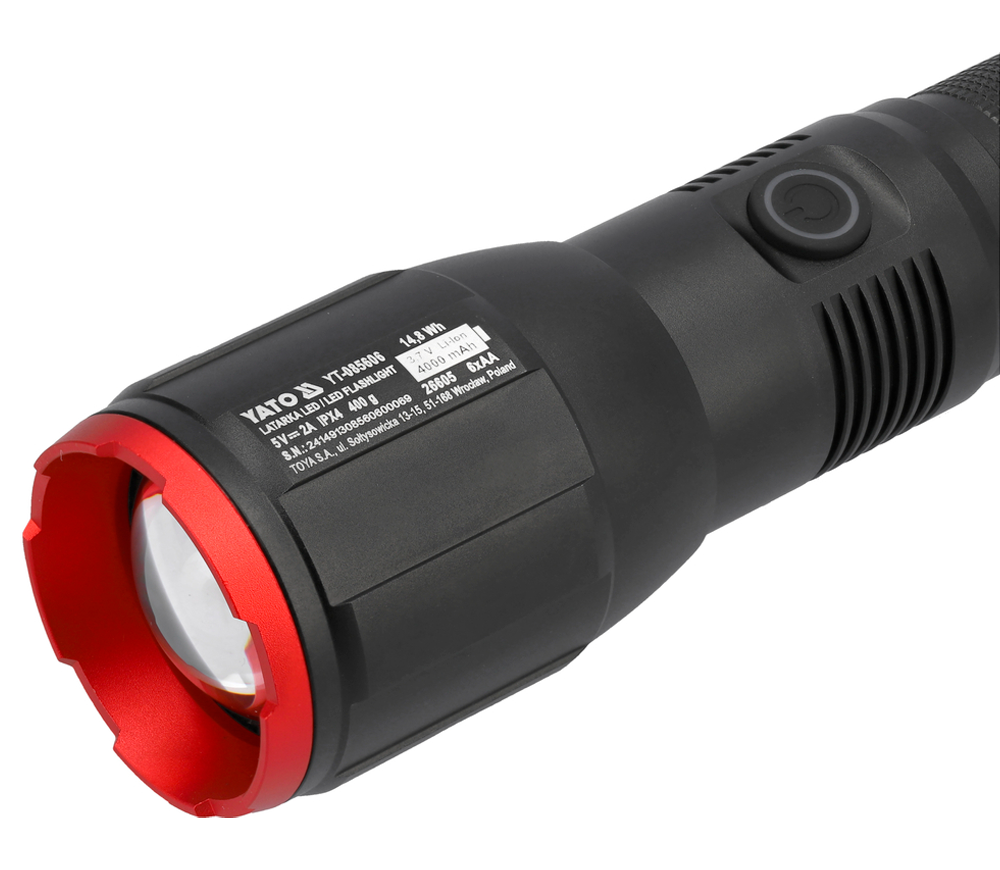 Lanternă de mână YATO YT085606 250/1250/2500lm Li-Ion/6 x AA photo 3
