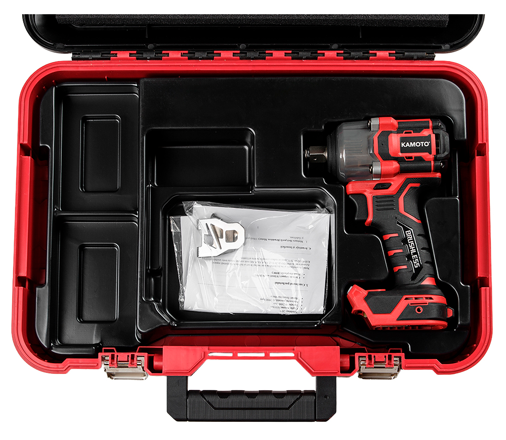 Mașină de înșurubat cu impact cu acumulator (fără bat) KAMOTO WB600 20V  600Nm photo 2