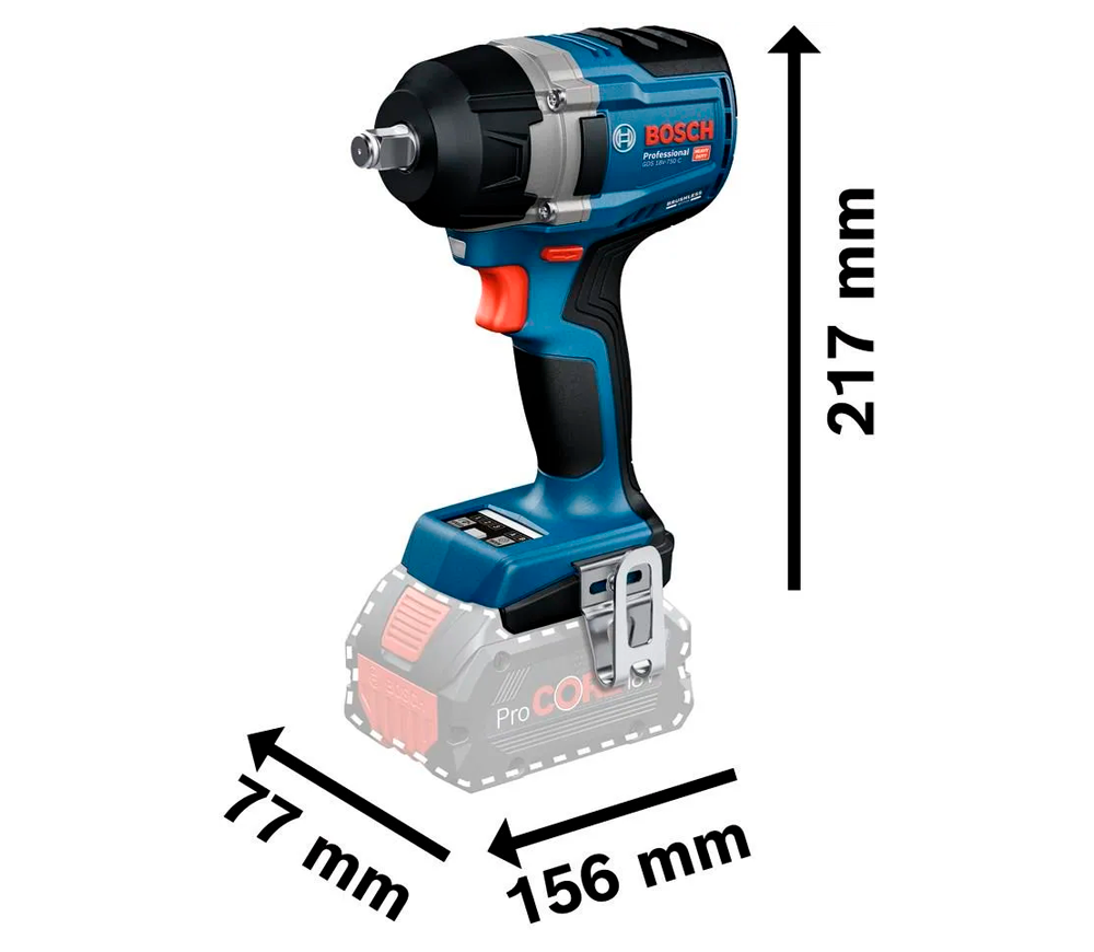Гайковерт аккумуляторный BOSCH GDS 18V-750 C (Solo) 18В 1000Нм photo 0