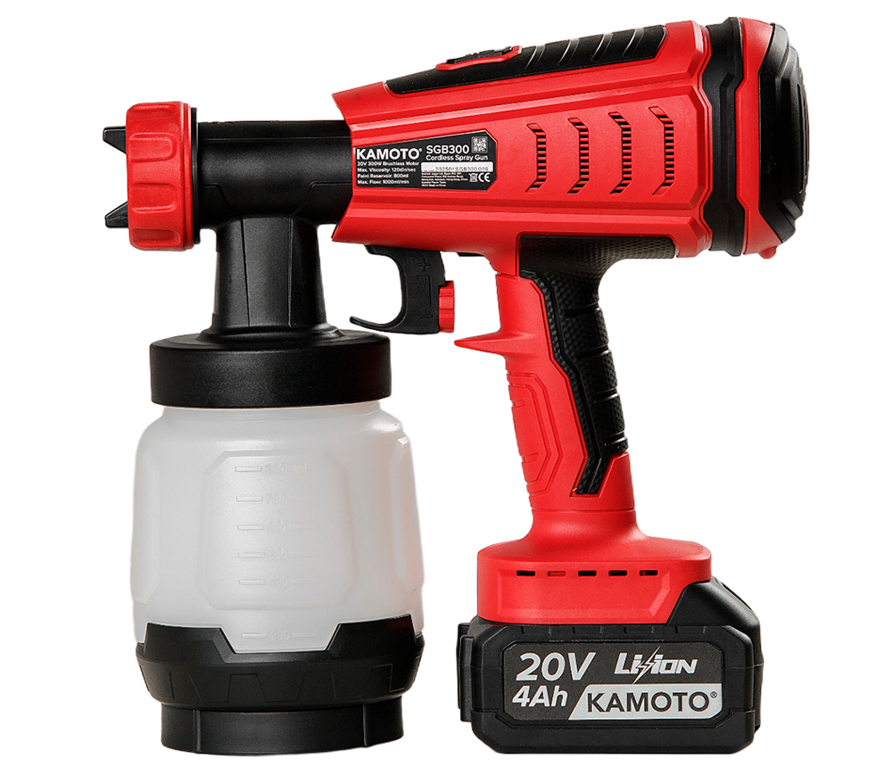 Pulverizator de vopsea fără fir (fara bat) KAMOTO SGB300 20V photo 1