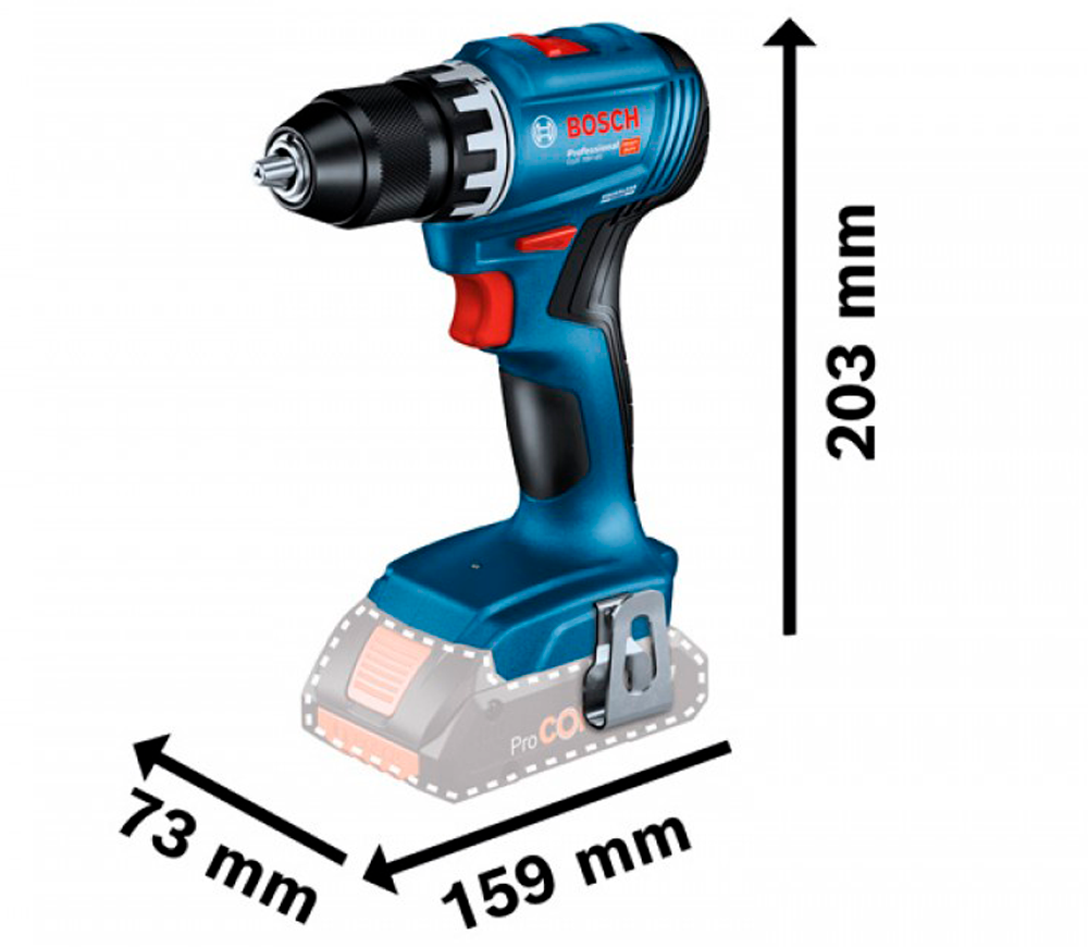 Набор аккумуляторных инструментов BOSCH Professional 18V (GBH + GWS + GSR) photo 2