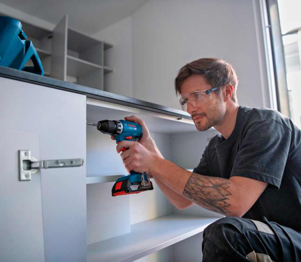 Набор аккумуляторных инструментов BOSCH Professional 18V (GBH + GWS + GSR) photo 6