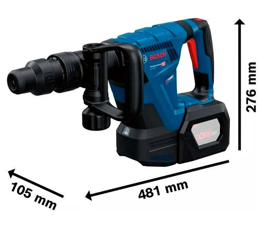 Ciocan demolator cu acumulator Bosch GSH 18V-5 Professional (Solo) photo 0