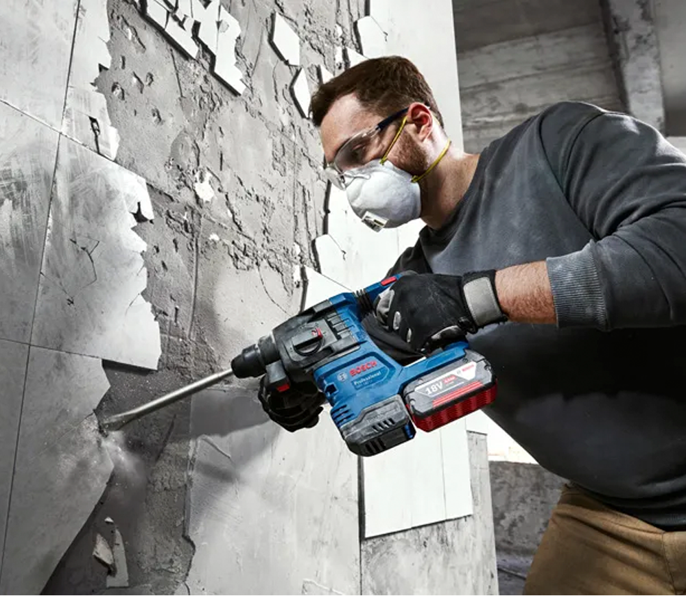 Перфоратор аккумуляторный BOSCH GBH 185-LI 1.9Дж 18В 4Ач photo 1