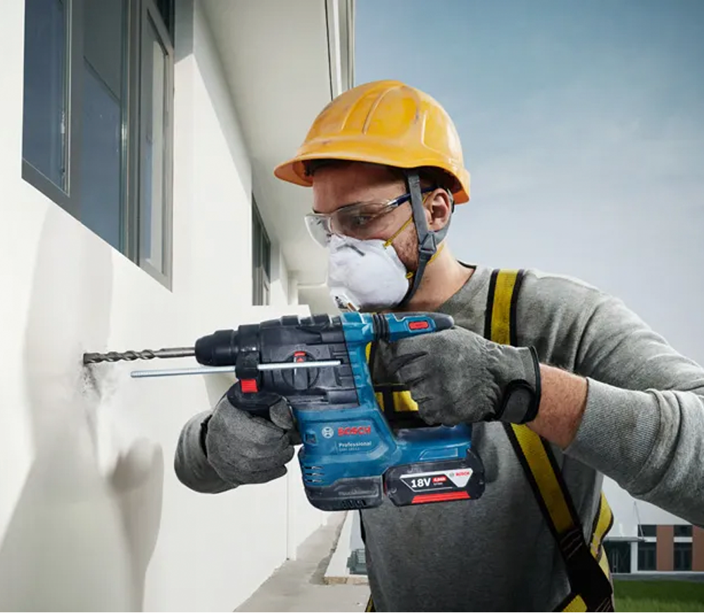 Перфоратор аккумуляторный BOSCH GBH 185-LI 1.9Дж 18В 4Ач photo 3