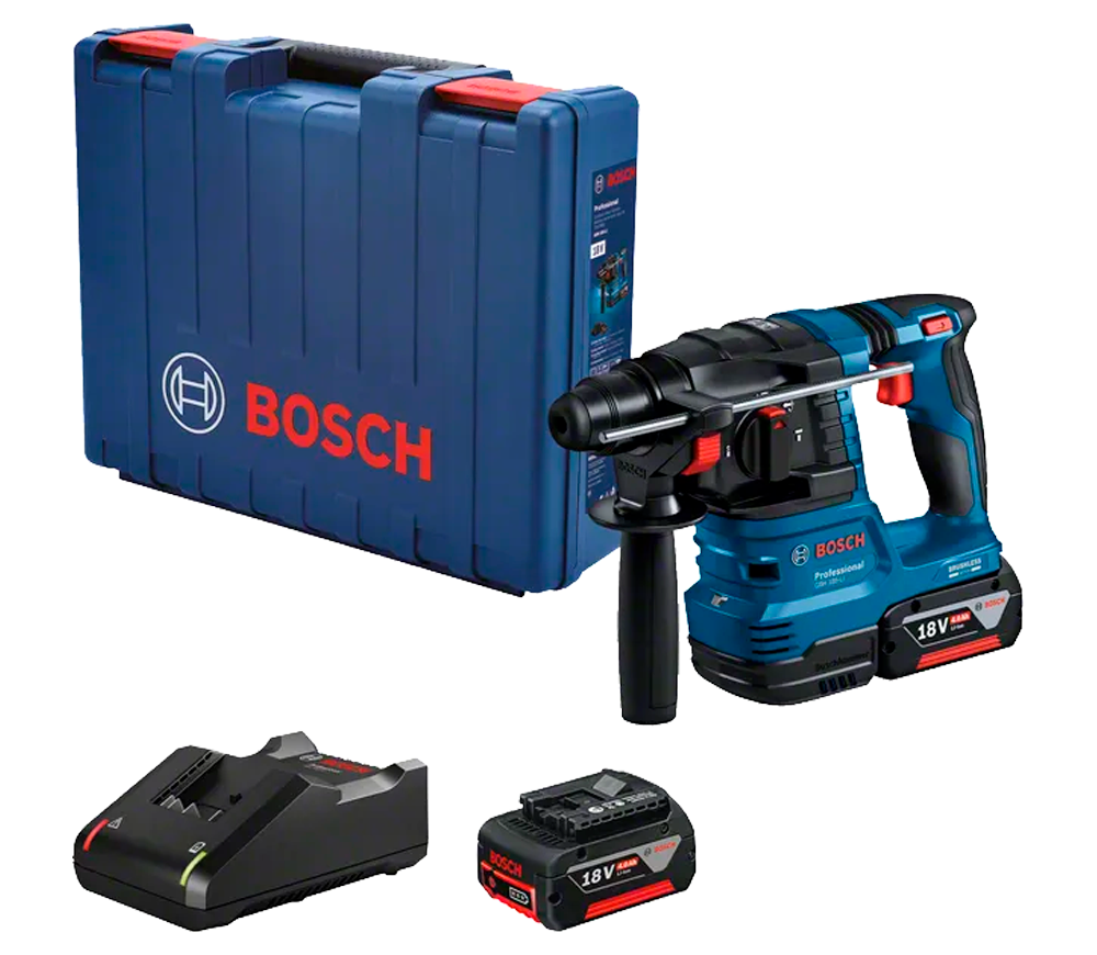 Перфоратор аккумуляторный BOSCH GBH 185-LI 1.9Дж 18В 4Ач photo