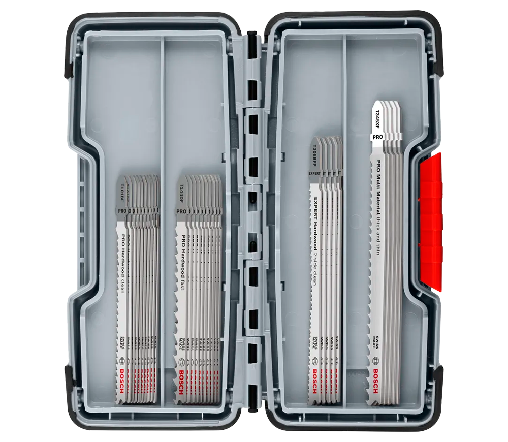 Набор полотен для лобзика BOSCH PRO Kitchen builder 100/117/132мм Дерево/Металл photo