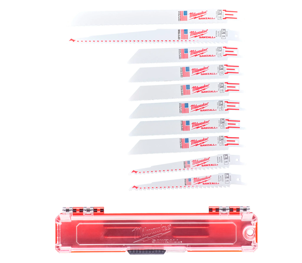 Set pânze pentru ferăstrău sabie MILWAUKEE SAWZALL  150/230mm Lemn/Plastic/Metal photo