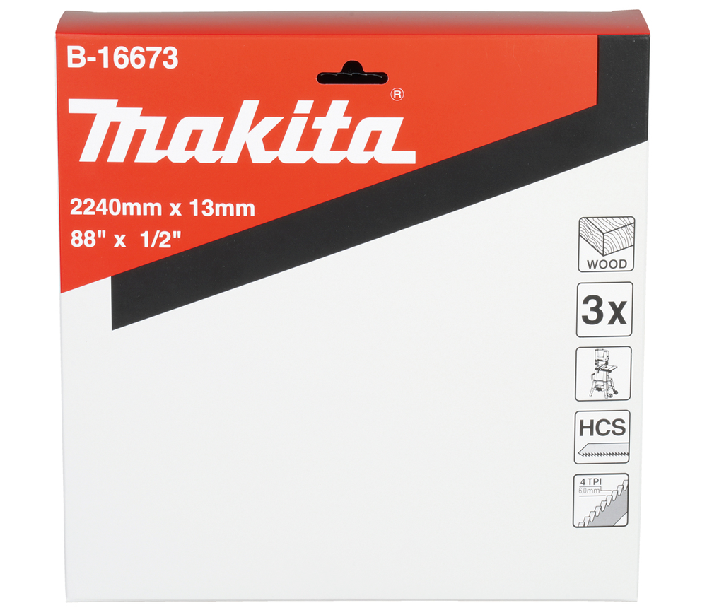 Lamă de ferăstrău cu bandă MAKITA B-16673 2240mm Lemn 3 buc photo 0