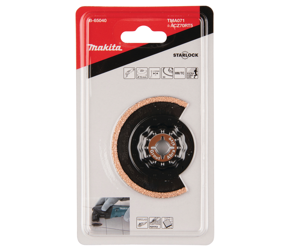 P&acirc;nză segmentată MAKITA B-65040 70mm Ceramică/Adeziv photo 1