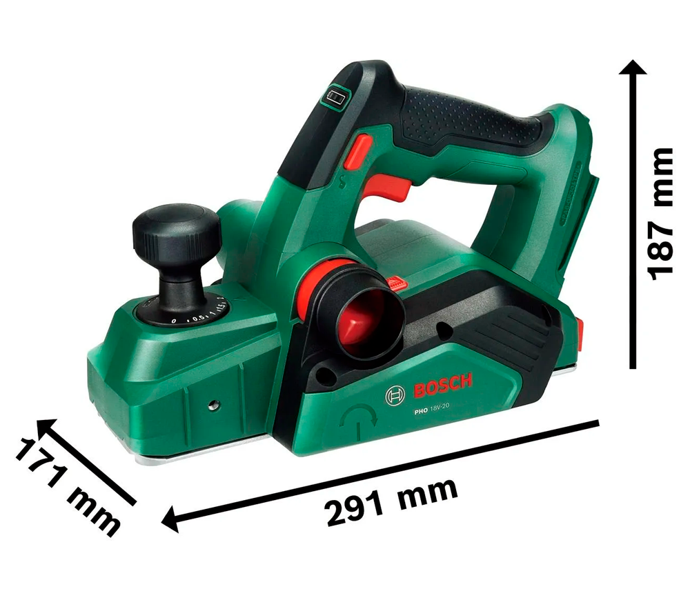 Rindea fără fir BOSCH PHO 18V-20 (Solo) 18V  82mm photo 1