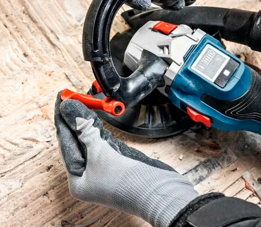 Șlefuitor de beton Bosch GBR 18V-15 S Professional (Solo) photo 4