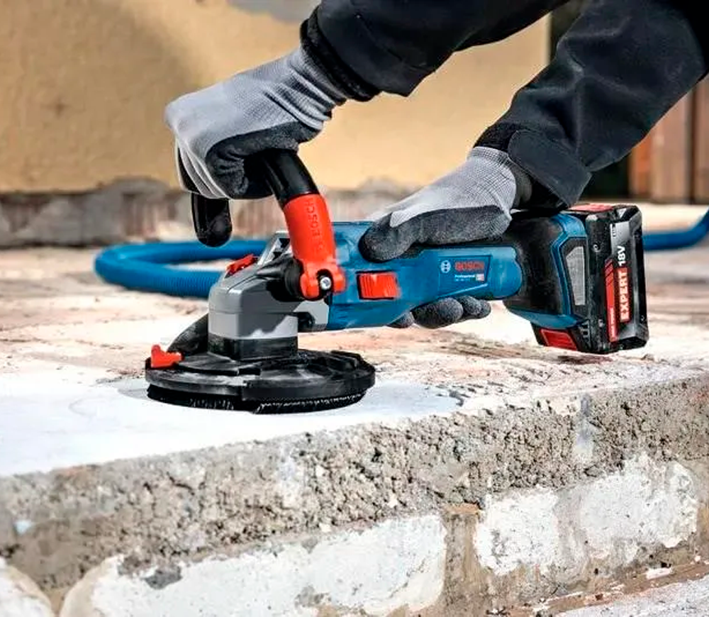 Șlefuitor de beton Bosch GBR 18V-15 S Professional (Solo) photo 5