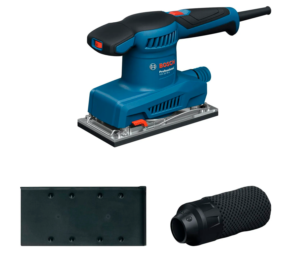 Mașină de șlefuit cu vibrații BOSCH GSS 20-18 A Professional 200w photo 1