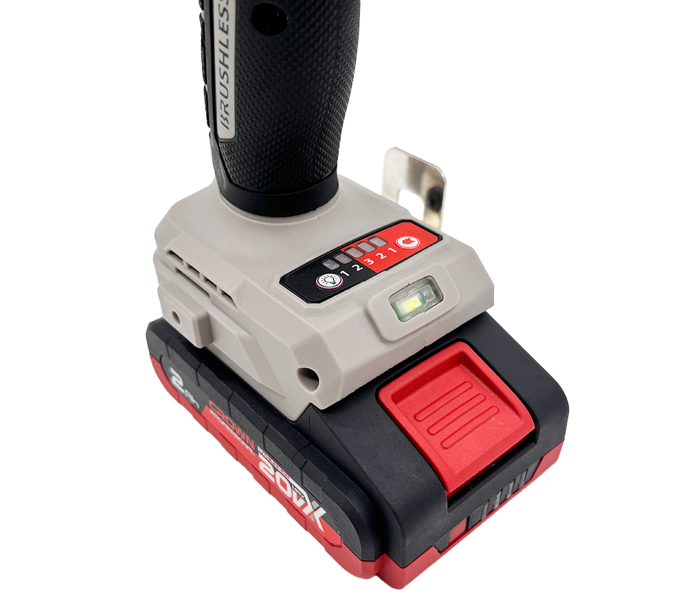 Шуруповёрт аккумуляторный CROWN CT21128HMX-2 IMC 20В 2Ач photo 3