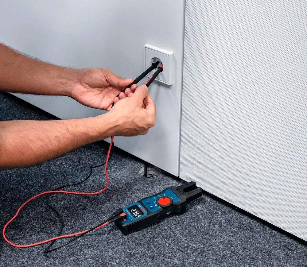 Clește de măsurat curentul BOSCH GFM 1000-15 + MH 1 1000В 200A 0/1000V photo 3