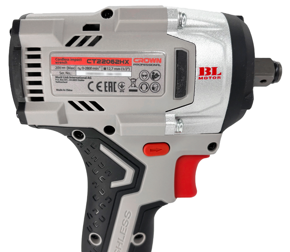 Mașină de înșurubat cu impact cu acumulator CROWN CT22062HX-5 IMC 20V 5Ah 550Nm photo 2