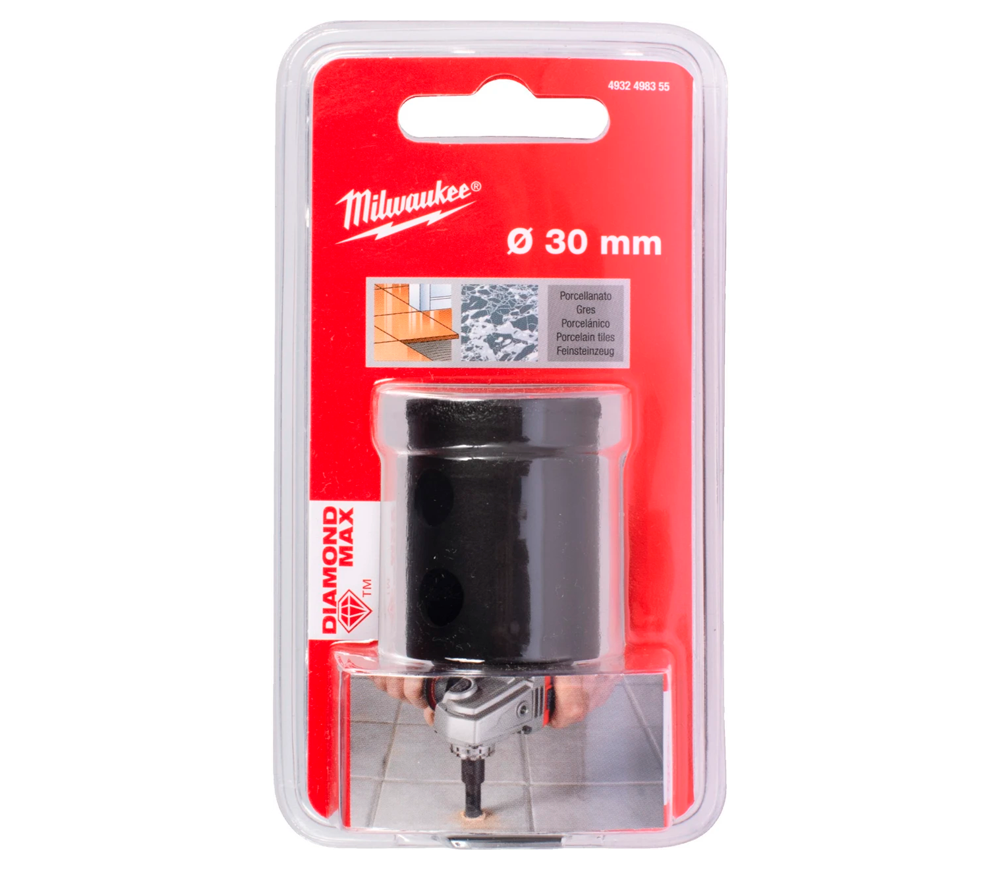 Carotă de găurit MILWAUKEE DIAMOND MAX Diamantată 30mm photo 0