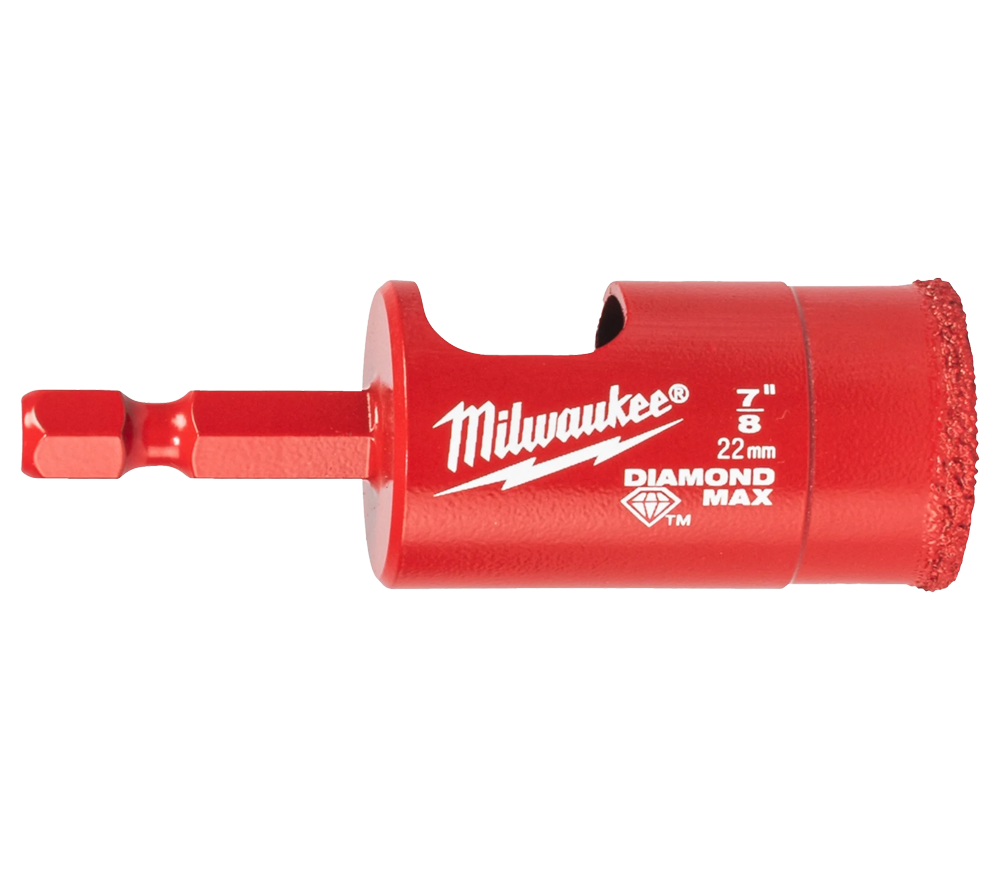 Carotă de găurit MILWAUKEE DIAMOND MAX Diamantată 22mm photo
