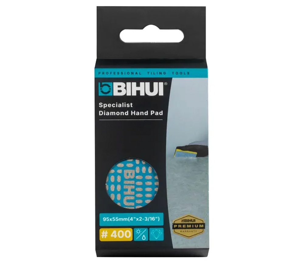 Burete diamantat pentru șlefuit BIHUI DMP400 N400 95x55 mm photo 2