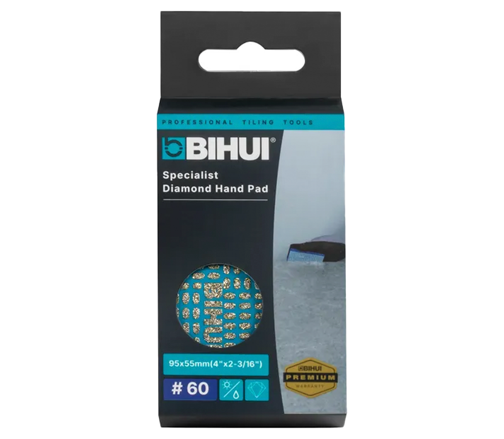 Burete diamantat pentru șlefuit BIHUI DMP060 N60 95x55 mm photo 2