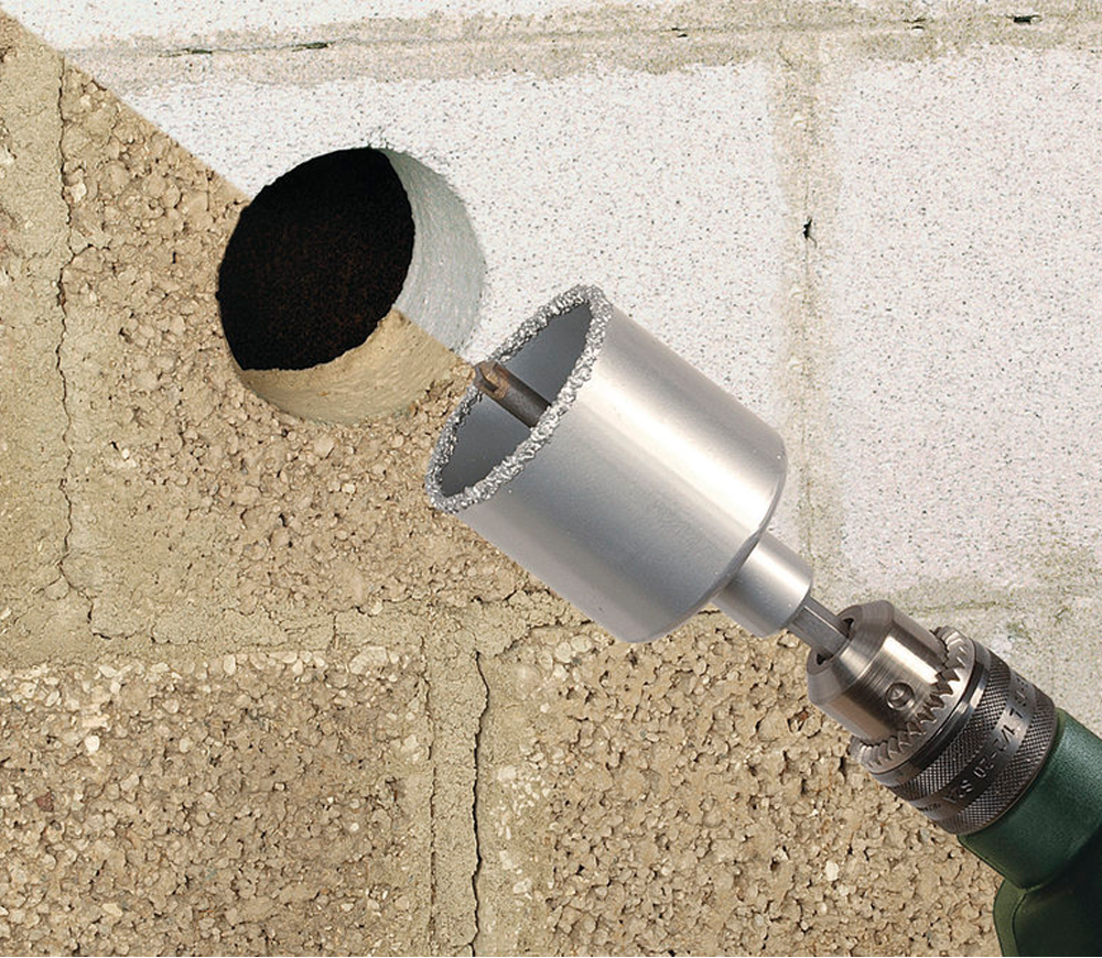 Carotă de găurit Wolfcraft 3899000 Din carbură 103mm photo 0