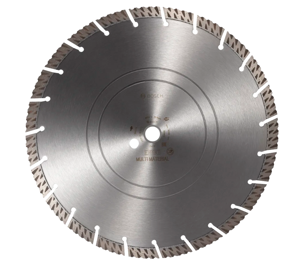 Disc de tăiat cu diamant BOSCH EXPERT MultiMaterial 350mm Segmentat Beton/Piatră/Cărămidă photo 0