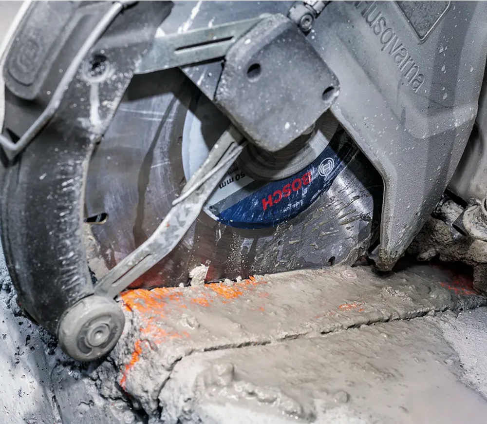 Disc de tăiat cu diamant BOSCH Standard for Universal 350mm Turbo Beton/Piatră/Cărămidă photo 2