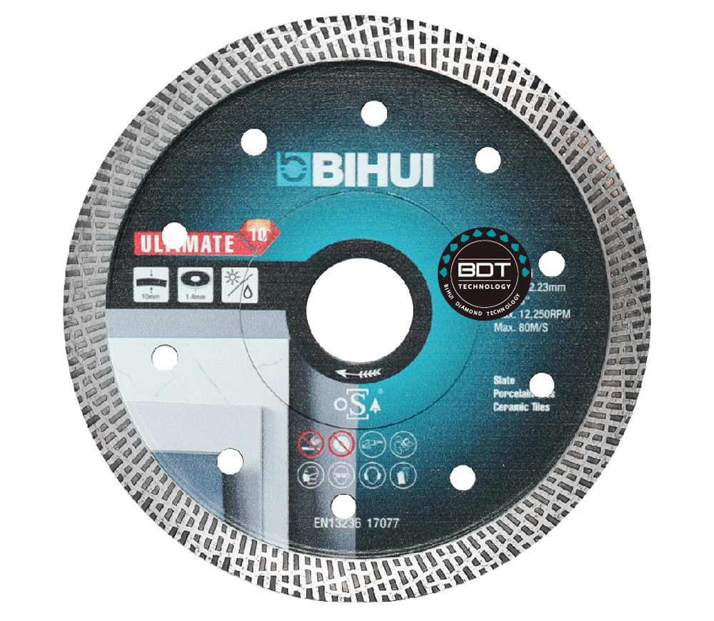 Disc de tăiat cu diamant BIHUI DCAB125 125mm Turbo Ceramică/Marmura/Granit photo