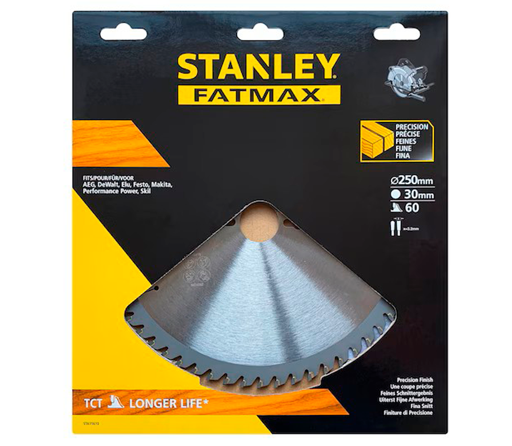 Пильный диск STANLEY STA15610-XJ 250мм  Дерево photo 0
