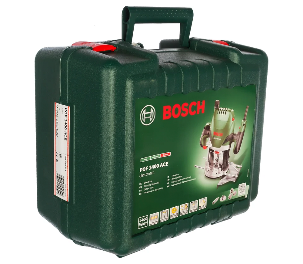 Mașină de frezat BOSCH POF 1400 ACE 1400w photo 6