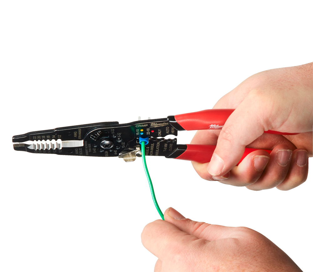 Clești pentru îndepărtare izolație MILWAUKEE Wire Stripping Plier photo 2