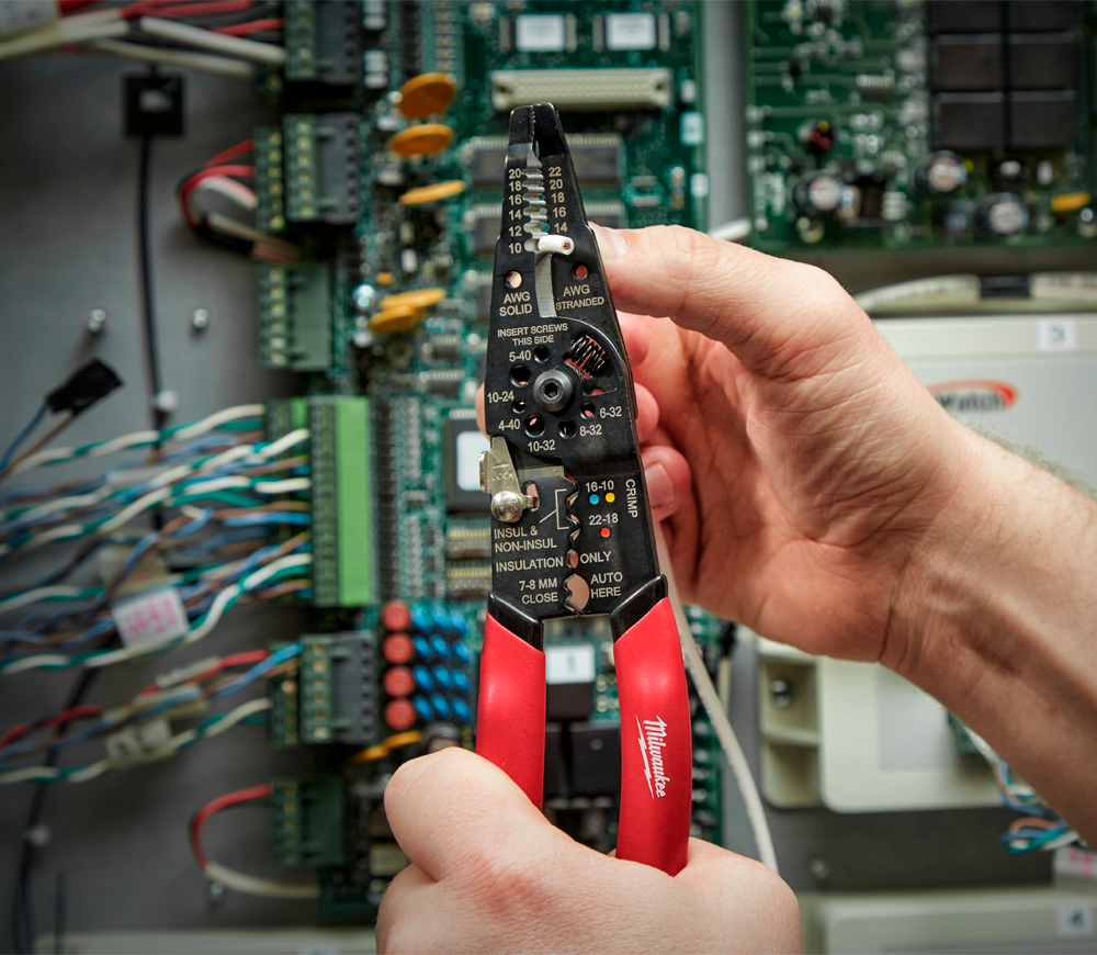 Clești pentru îndepărtare izolație MILWAUKEE Wire Stripping Plier photo 4