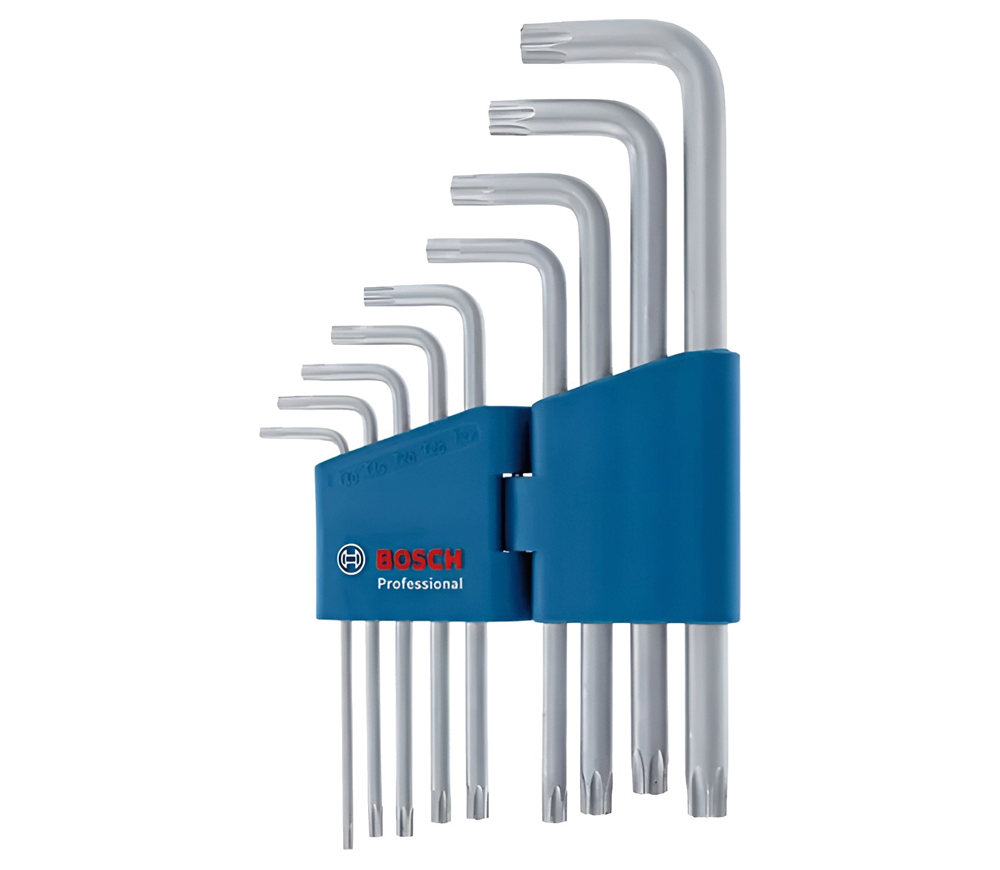 Set 9 chei de tip stea (Torx) BOSCH 1600A01TH4 T10xT50 photo 0