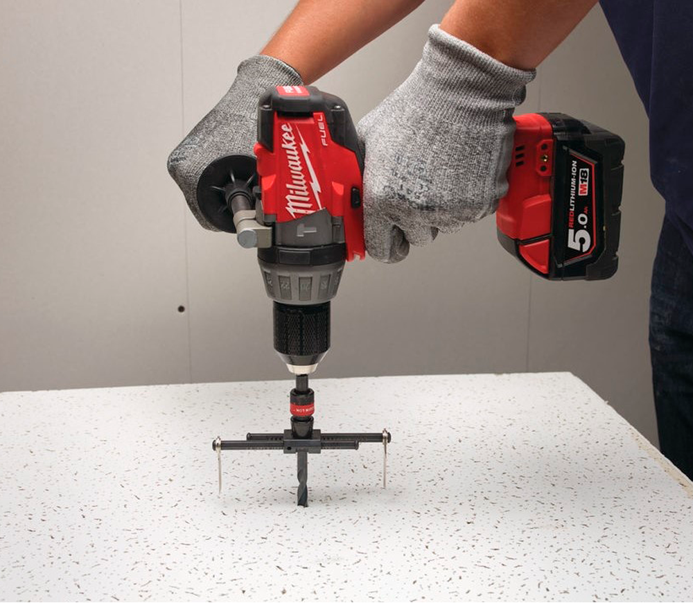 Carotă de găurit MILWAUKEE Adjustable Hole Cutter Reglabila pentru regips 51-178mm photo 1