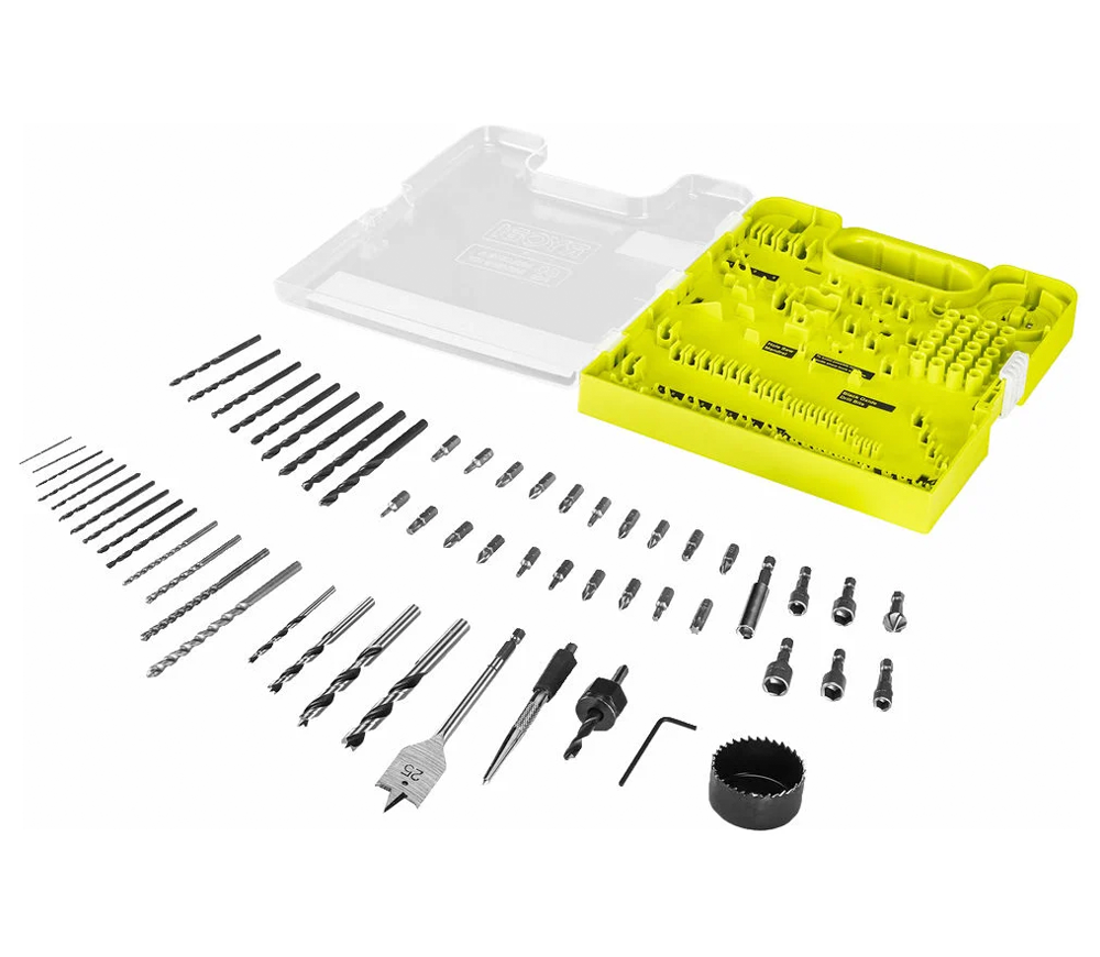 Set de burghie și biți RYOBI RAKDD60 PH/PZ/SL/TX photo 0
