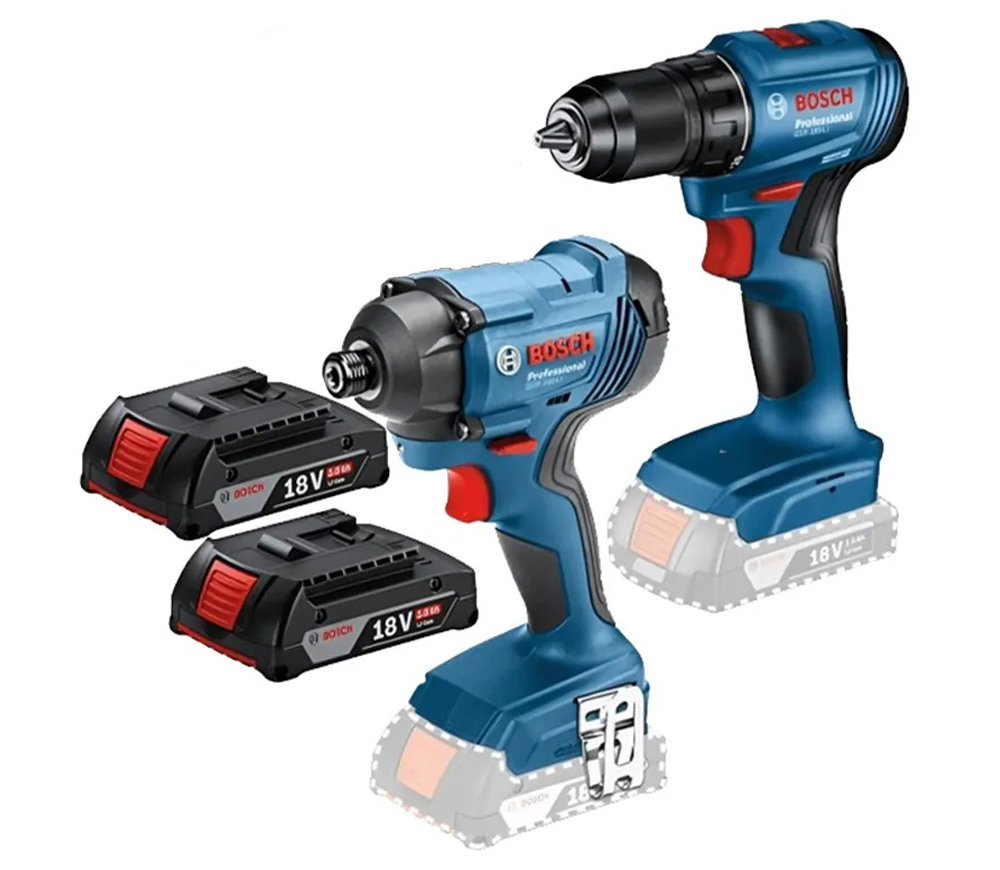 Набор аккумуляторных инструментов BOSCH GSR 185-Li + GDR 180-Li photo 3