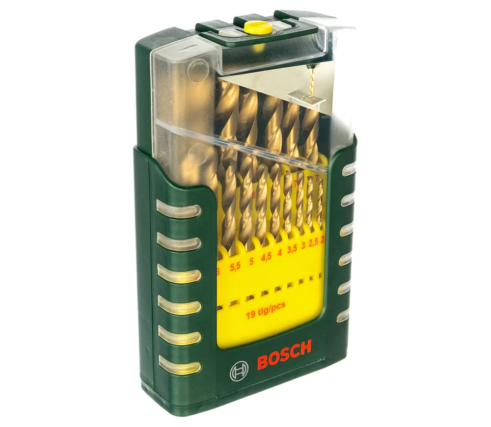 Set burghiuri pe metal BOSCH 2607017152 1-10mm HSS-TIN photo