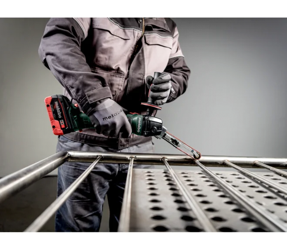 Mașină de șlefuit cu bandă fără fir (fără bat) METABO BFVB 18 LTX BL 90 18V photo 3