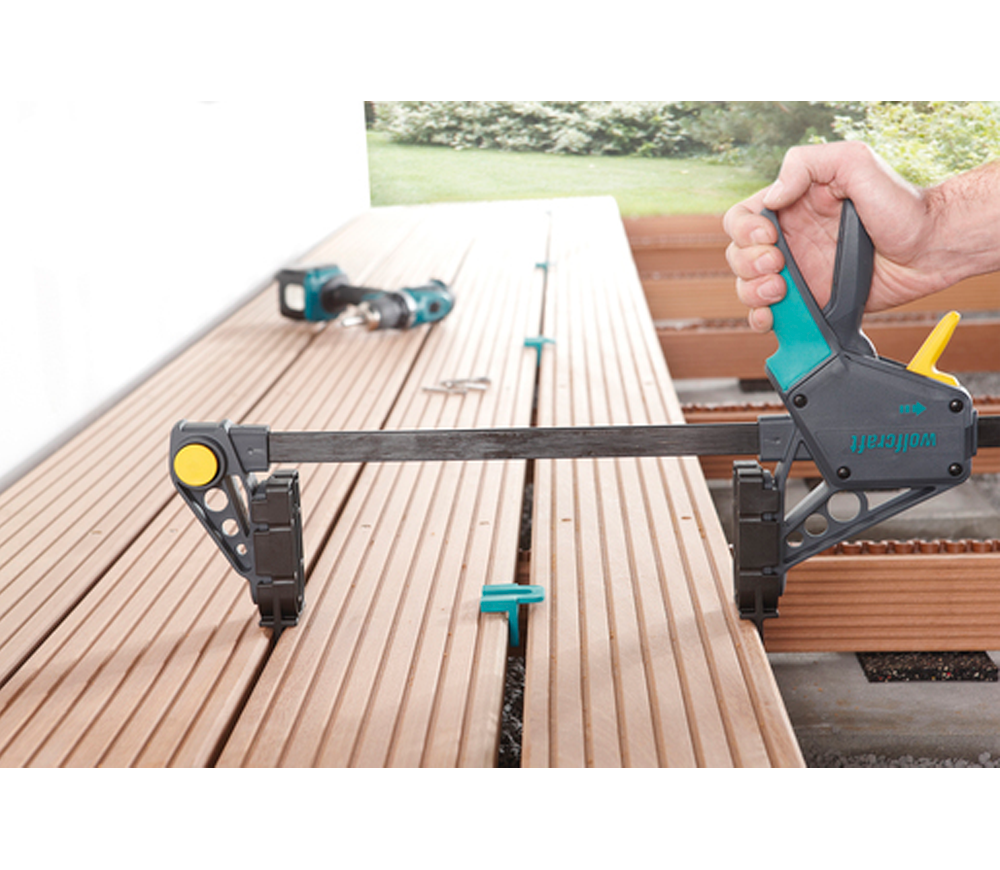 Clemă de fixare Wolfcraft 6985000 Cu fixare rapidă 100mm 450mm photo 2
