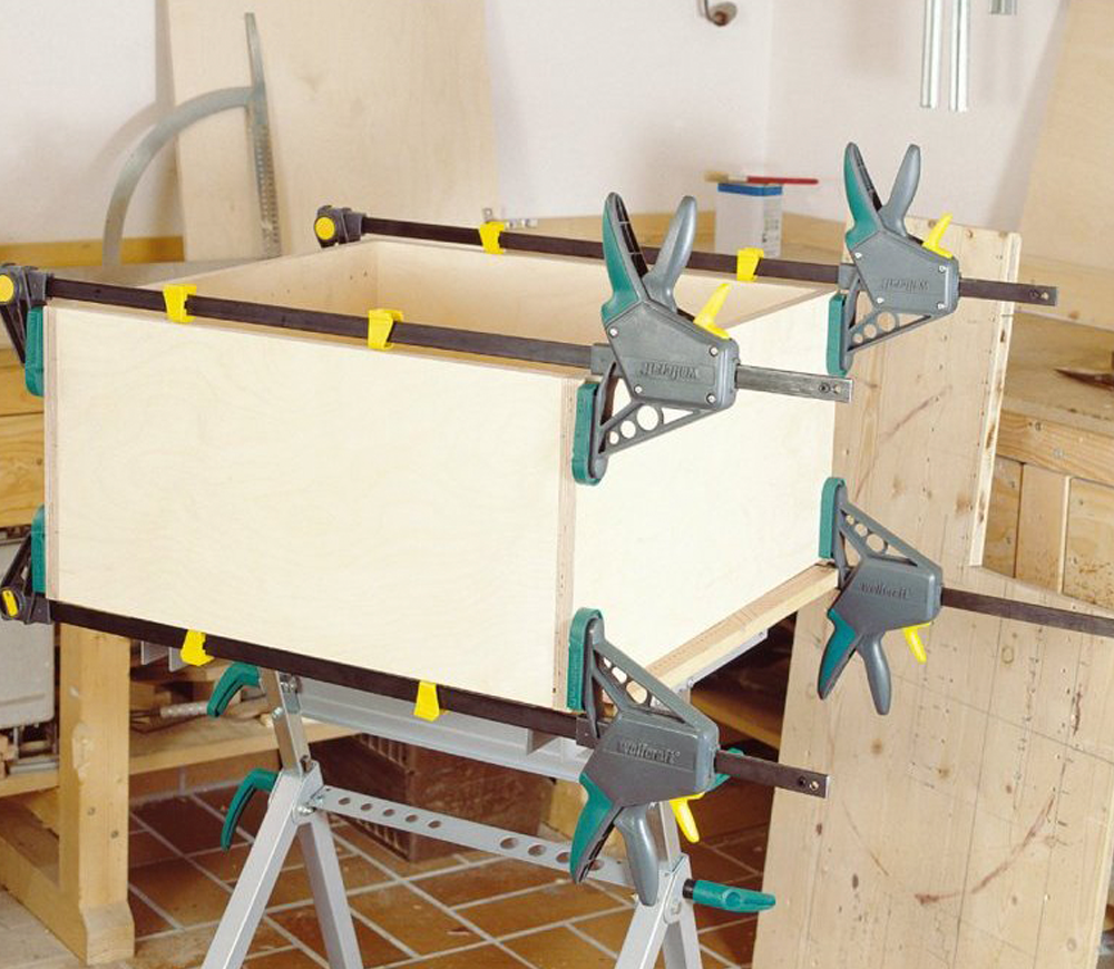 Clemă de fixare Wolfcraft EHZ PRO 100-450 Cu fixare rapidă 100mm 450mm photo 2