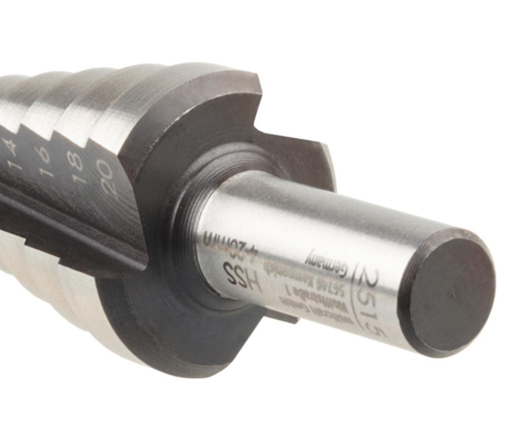Burghiu în trepte Wolfcraft 2515000 4-20mm HSS photo 2