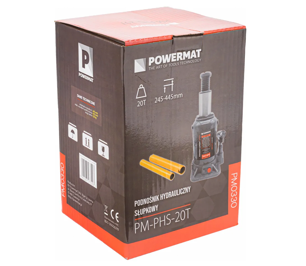 Cric POWERMAT PM-PHS-20T 245-445 mm 20000kg photo 3