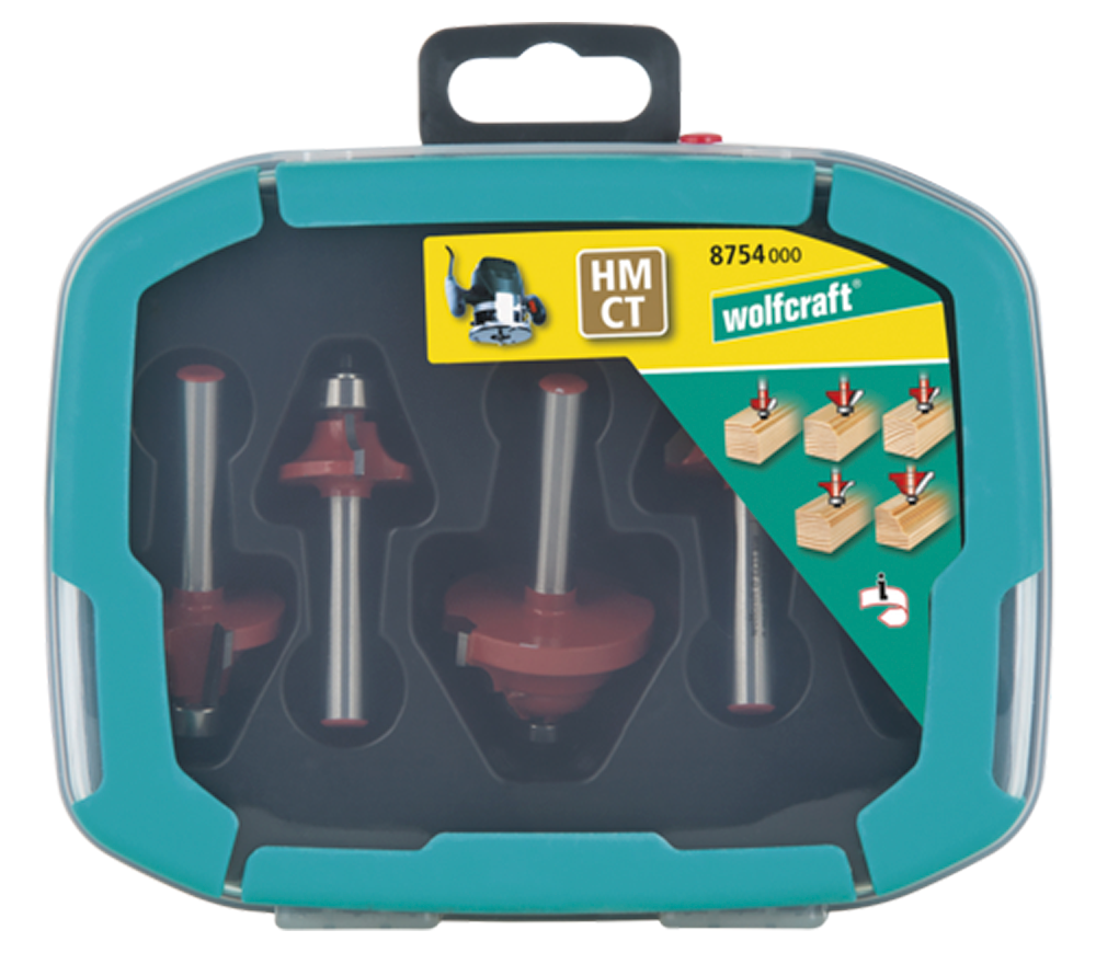 Set freze profilate TCT Wolfcraft 8754000 22/38mm photo 3