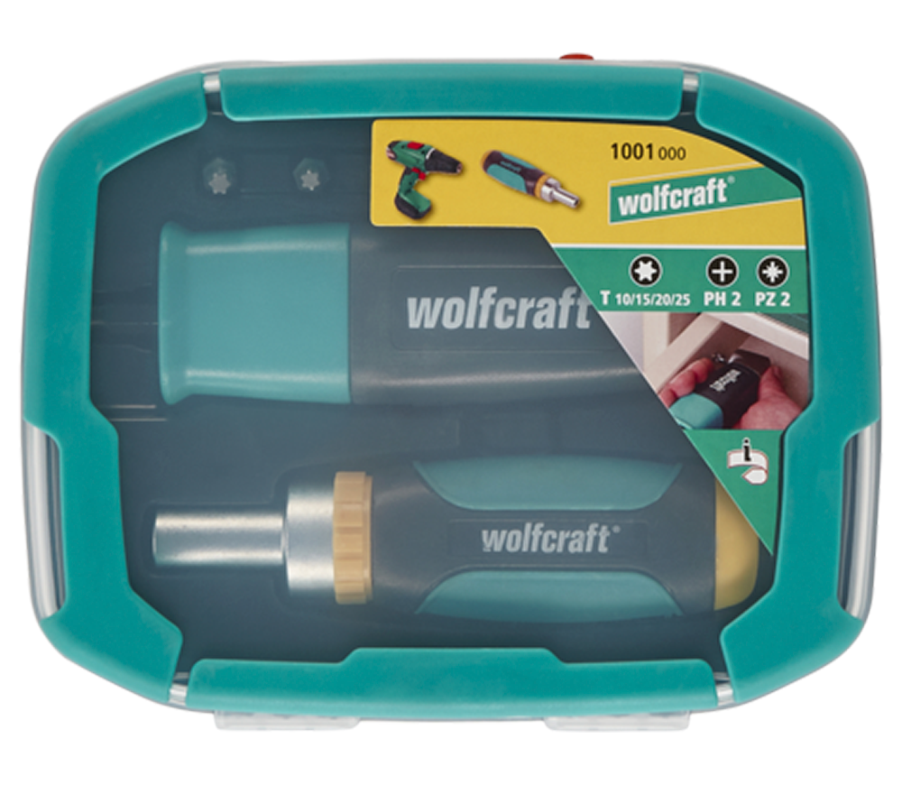 Набор бит с угловым адаптером Wolfcraft 1001000 PH/PZ/TX photo 6