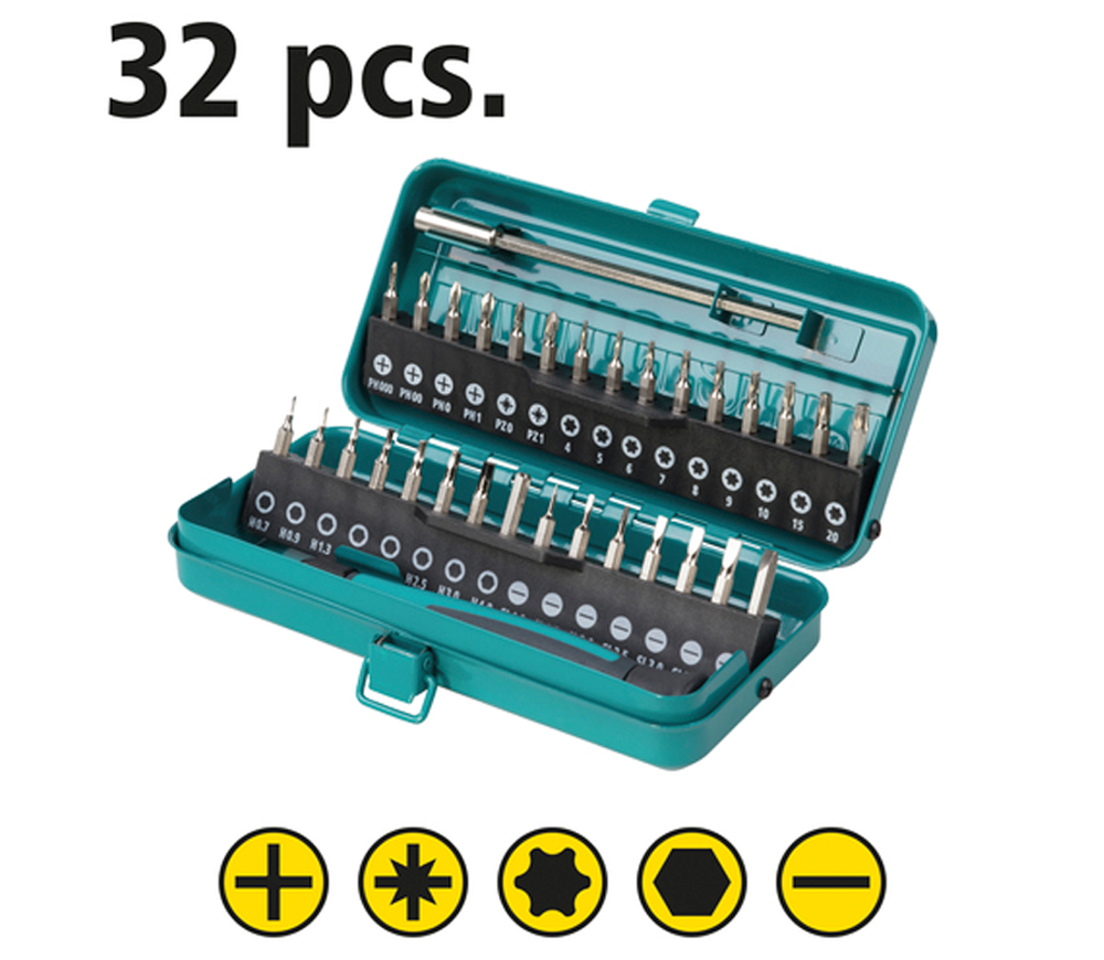 Set biți Wolfcraft Micro Bit Box PH/PZ/SL/TX/HEX 28mm photo 2