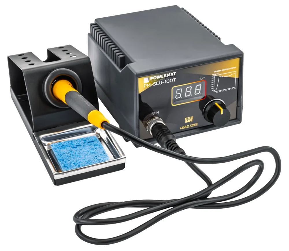 Stație de lipit POWERMAT PM-SLU-100T 100w 480°C Rețea photo 0