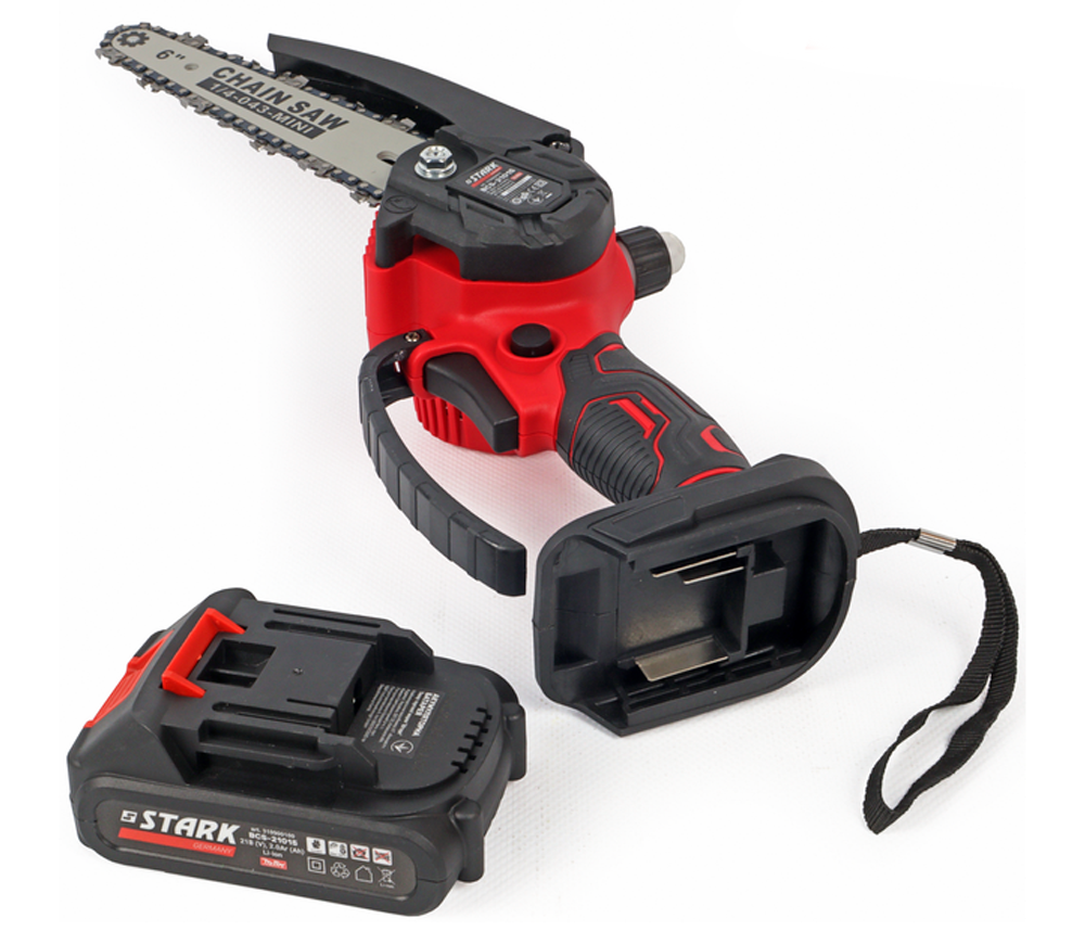 Fierăstrău cu lanț cu acumulator STARK BCS-21015 150mm 21V 2Ah photo 0