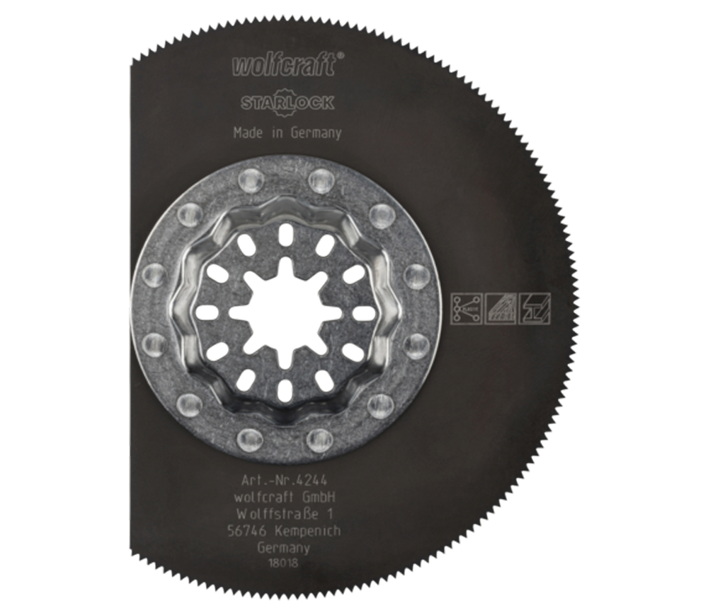 Pânză segmentată Wolfcraft 4244000 85mm Lemn/Plastic photo 0