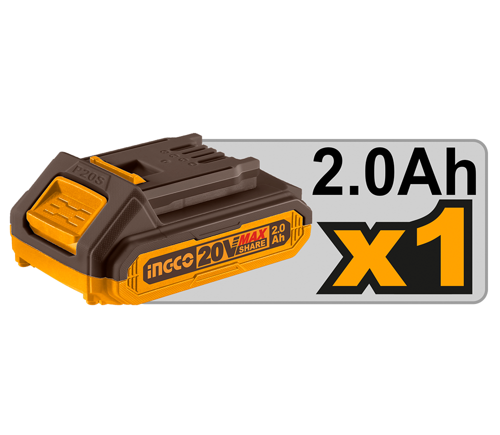 Uneltă multifuncțională fără fir INGCO CMLI20228  20V  2Ah 20000osc/min photo 4